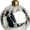 Intratuin kerstbal Niel glanzend zilver D 8 cm