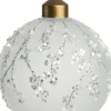 Intratuin kerstbal Niel wit D 8 cm