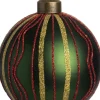 Intratuin kerstbal Oisin groen D 8 cm