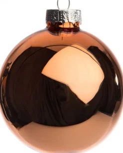 Intratuin kerstbal oranje D 6,7 cm 8 stuks
