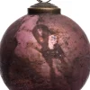 Intratuin kerstbal oranje / roze D 12 cm