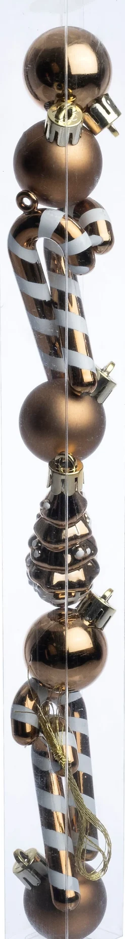 Intratuin kerstbal Ose koper mix D 3 cm 10 stuks
