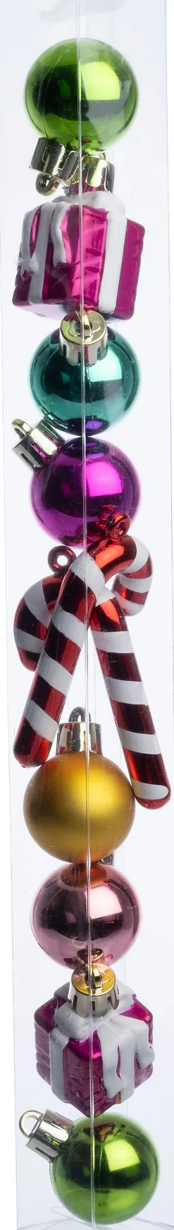 Intratuin kerstbal Ose multi mix D 3 cm 11 stuks