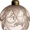 Intratuin kerstbal Ouffet bruin D 8 cm