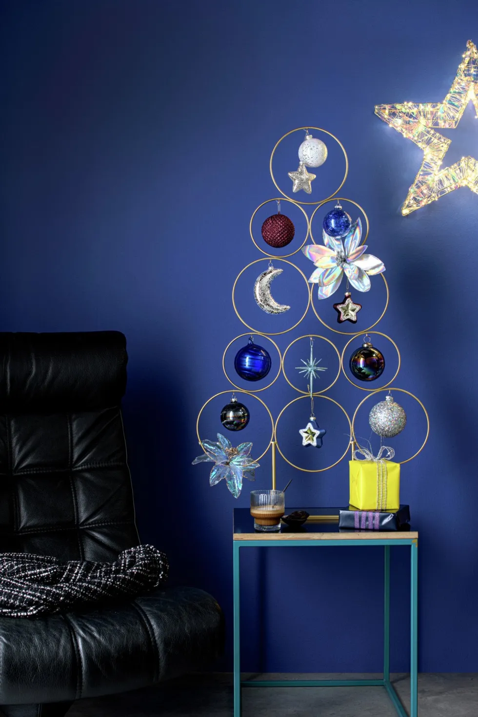 Intratuin kerstbal Peebles wit D 8 cm