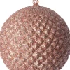 Intratuin kerstbal Pine roze D 9 H 9 cm