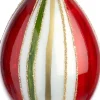 Intratuin kerstbal Portsoy lichtrood / groen D 6 H 12 cm
