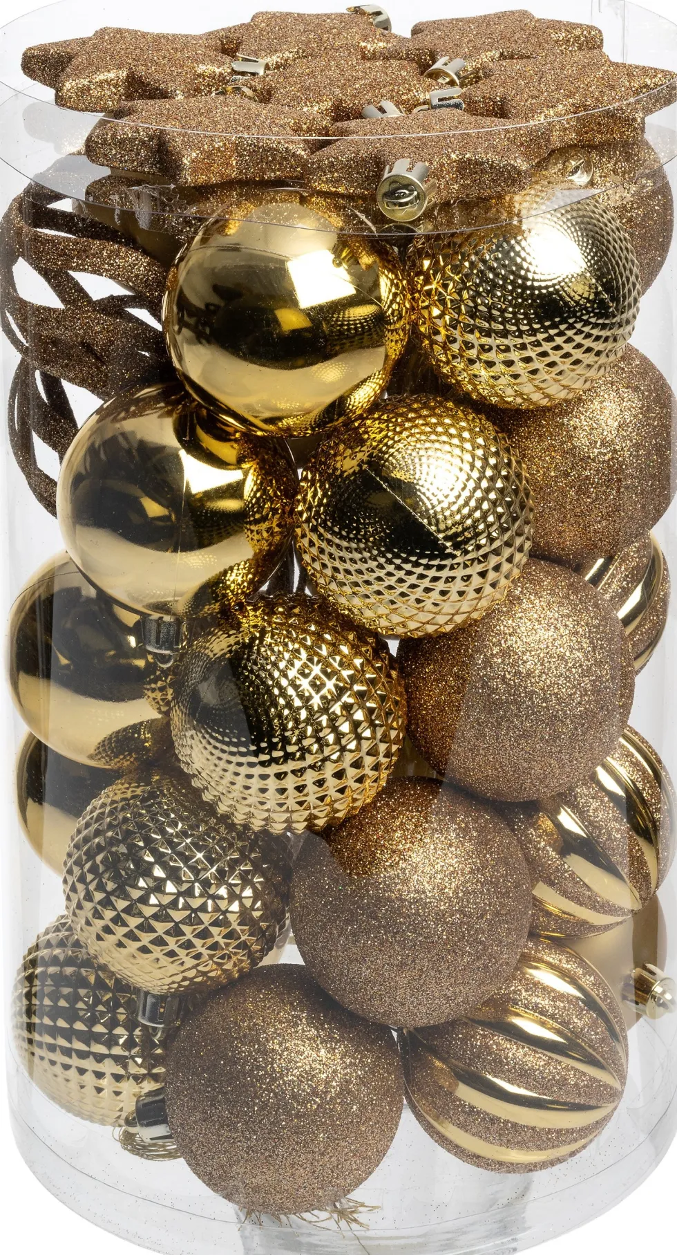 Intratuin kerstbal Reni goud D 6 cm 37-delig
