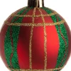 Intratuin kerstbal rood D 6 cm 6 stuks