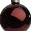 Intratuin kerstbal rood glanzend D 8 H 8,5 cm 6 stuks