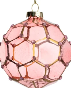 Intratuin kerstbal Rosmuck roze D 8 cm