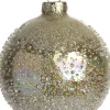 Intratuin kerstbal Rossaveal goud D 8 cm