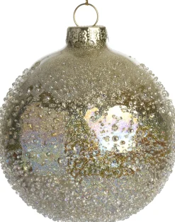 Intratuin kerstbal Rossaveal goud D 8 cm