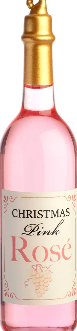 Intratuin kerstbal rosé wijn roze 3,4 x 3,4 x 12,9 cm