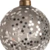 Intratuin kerstbal Ruby grijs D 8 cm