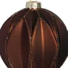 Intratuin kerstbal Scariff bruin D 8 cm