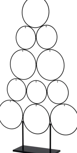 Intratuin kerstbal standaard Gera zwart 63 x 14 x 104 cm