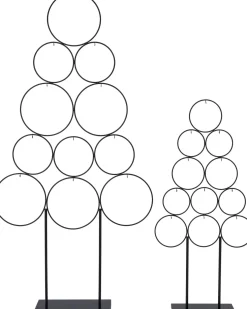 Intratuin kerstbal standaard Gera zwart 63 x 20 x 124 cm