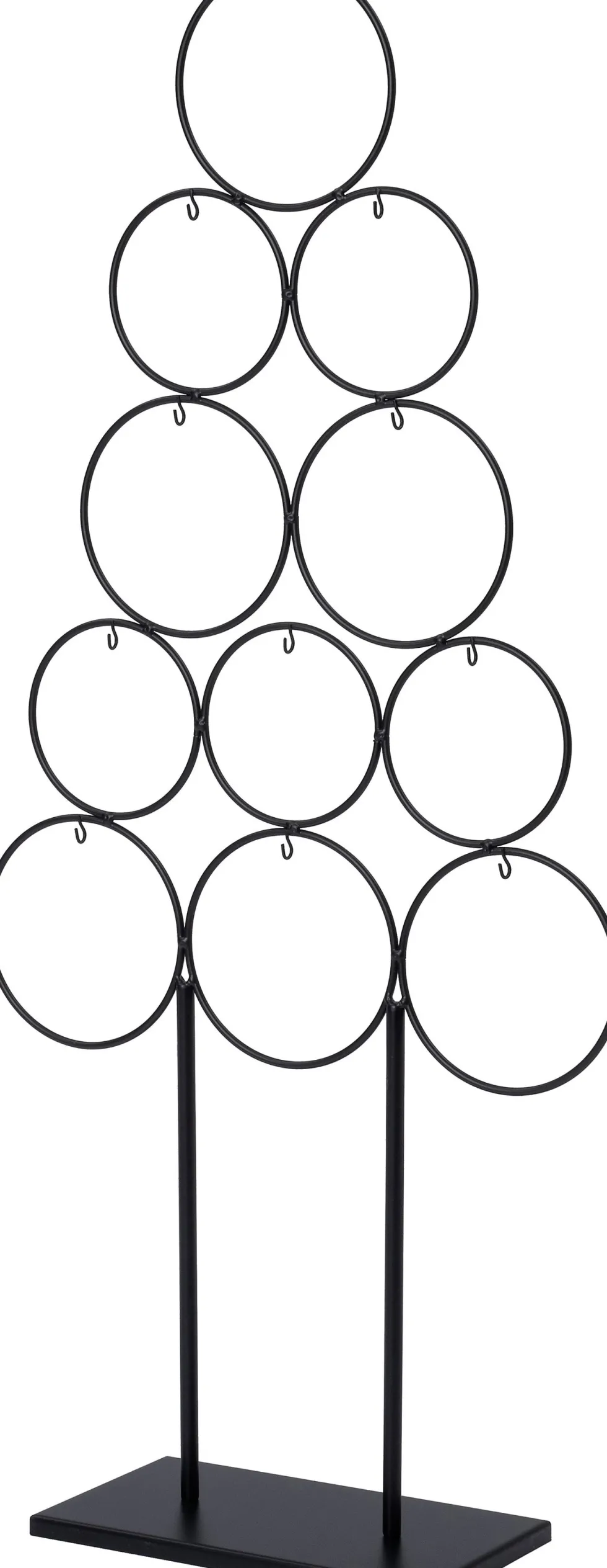 Intratuin kerstbal standaard Gera zwart 39 x 14 x 84 cm
