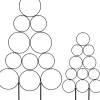 Intratuin kerstbal standaard Gera zwart 39 x 12 x 69 cm