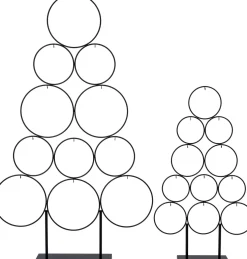 Intratuin kerstbal standaard Gera zwart 39 x 12 x 69 cm