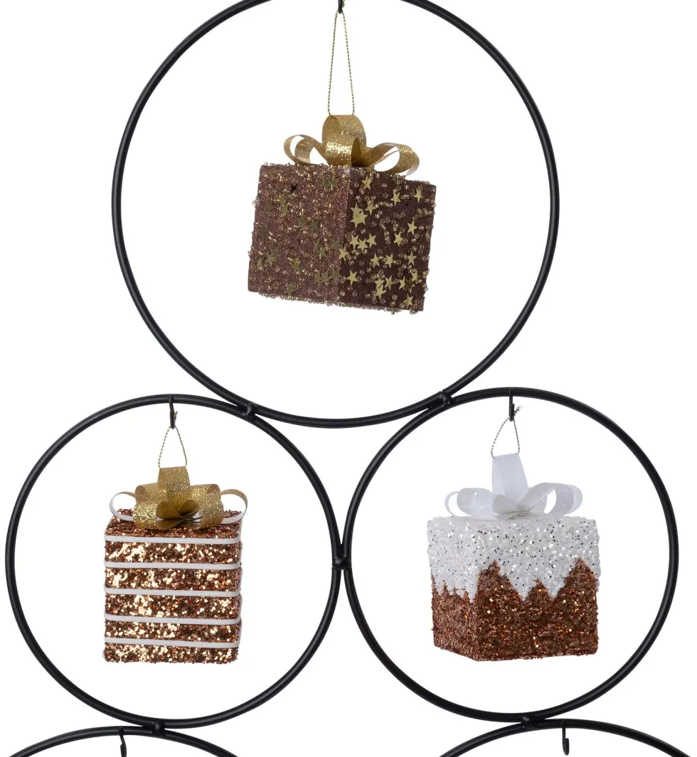 Intratuin kerstbal standaard Gera zwart 39 x 12 x 69 cm