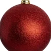 Intratuin kerstbal Stanton rood glitter D 20 cm