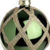 Intratuin kerstbal Sumpe glanzend groen D 8 cm