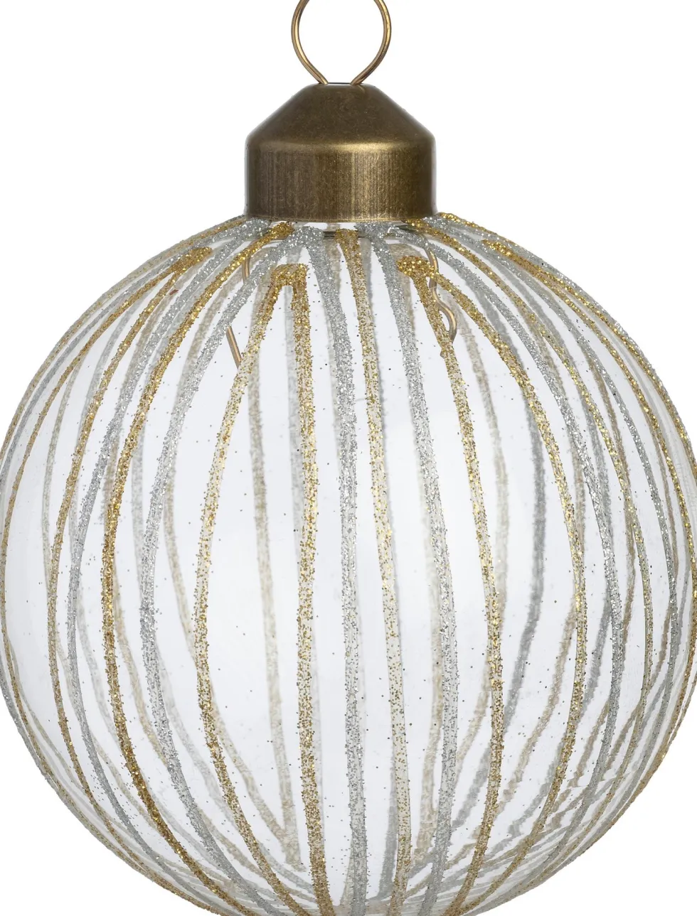 Intratuin kerstbal Tain transparant D 8 cm