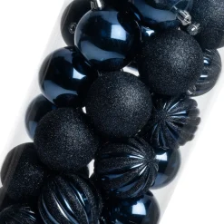 Intratuin kerstbal Tara blauw D 7 cm 50-delig
