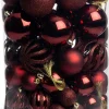 Intratuin kerstbal Tara bordeaux D 8 cm 100-delig