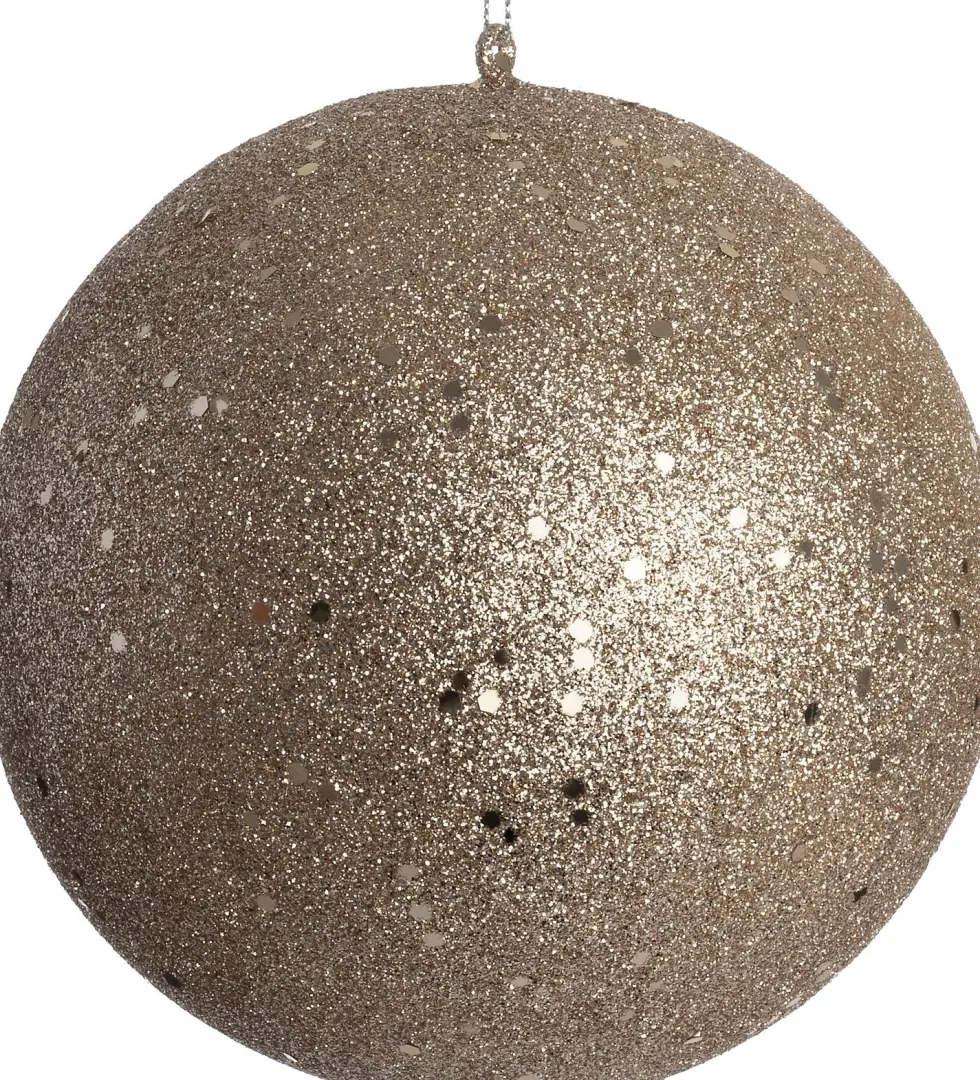 Intratuin kerstbal Thys beige D 20 H 20 cm