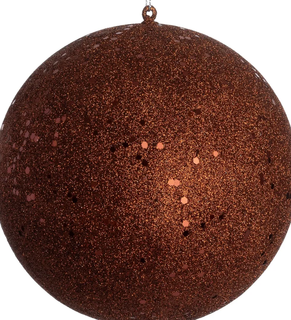 Intratuin kerstbal Thys bruin D 20 H 20 cm