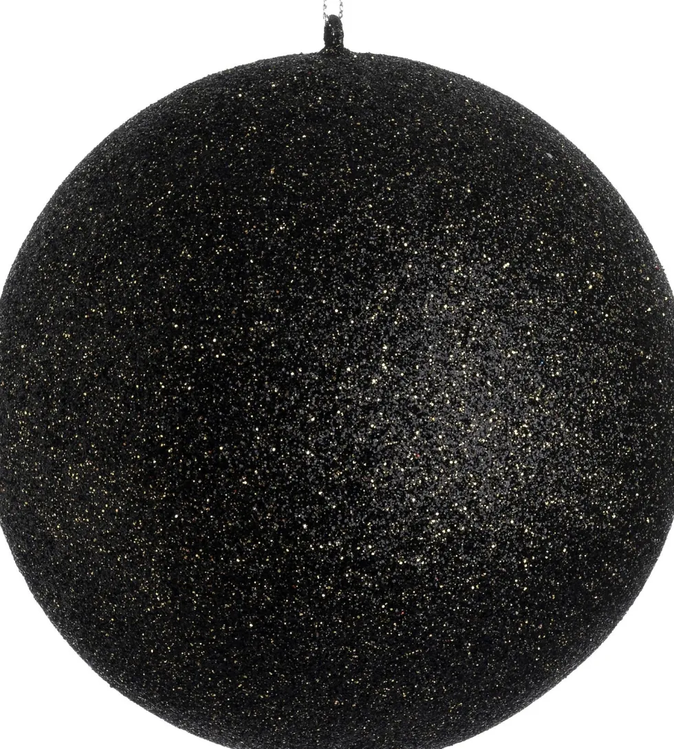 Intratuin kerstbal Thys zwart D 20 H 20 cm