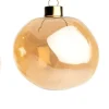 Intratuin kerstbal Trim oranje glans D 10 cm 3 stuks