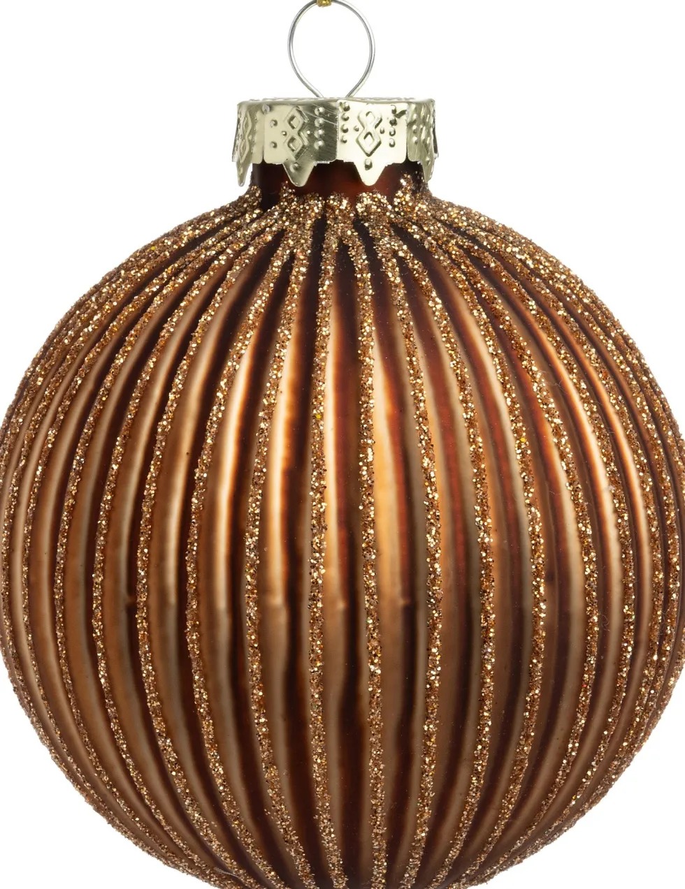 Intratuin kerstbal Tyn brons D 8 cm