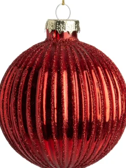 Intratuin kerstbal Tyn glanzend rood D 8 cm