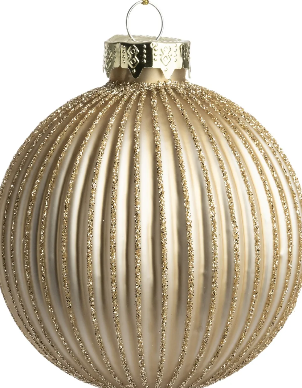 Intratuin kerstbal Tyn goud D 8 cm