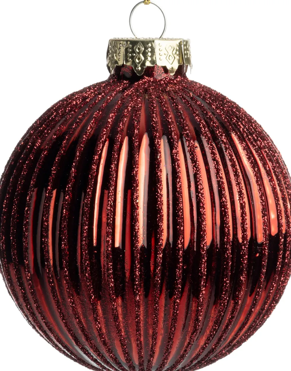 Intratuin kerstbal Tyn rood D 8 cm