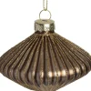 Intratuin kerstbal ui goud D 8 H 6 cm