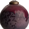 Intratuin kerstbal Vera paars mat / glanzend D 8 cm