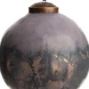 Intratuin kerstbal Vera paars glanzend D 8 cm