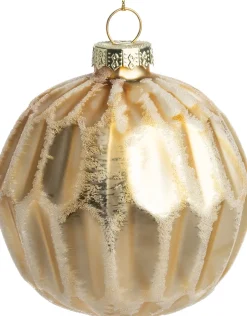Intratuin kerstbal Vilsau goud D 8 cm