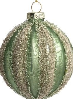 Intratuin kerstbal Wagna groen D 8 cm