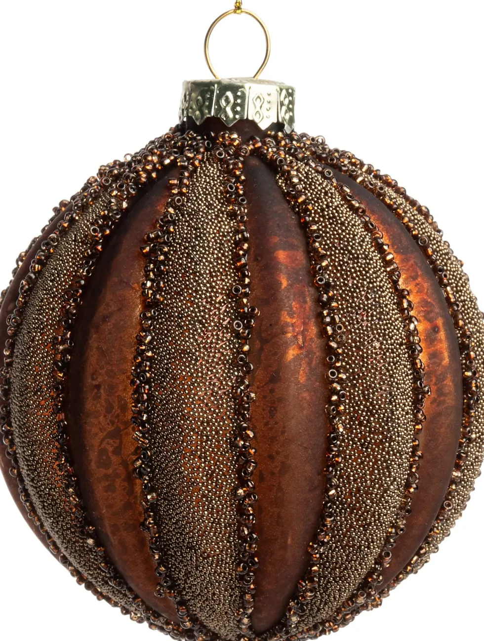 Intratuin kerstbal Wagna koper D 8 cm