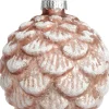 Intratuin kerstbal Wernberg roze D 8 cm