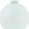 Intratuin kerstbal wit glanzend D 10 H 10,5 cm