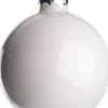 Intratuin kerstbal wolkenwit glanzend D 7 H 7,5 cm 8 stuks
