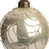 Intratuin kerstbal Ypres glanzend wit D 8 cm