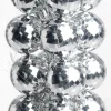 Intratuin kerstbal Zari zilver D 4 cm 16 stuks